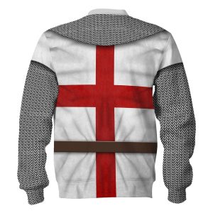 Gearhomie 1189-1192 Templar Knight-String Mail Costume sweatshirt