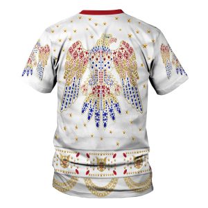 Gearhomie Elvis Aloha Costume from white cosplay t-shirt