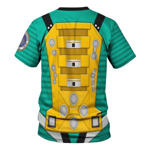 Gearhomie 2001 Space Odyssey Iconic Costume Green t-shirt