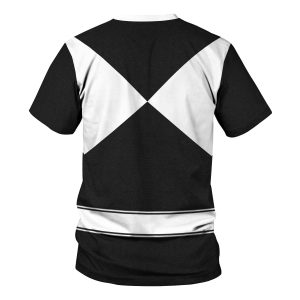 Black Ranger Mighty Morphin T-shirt