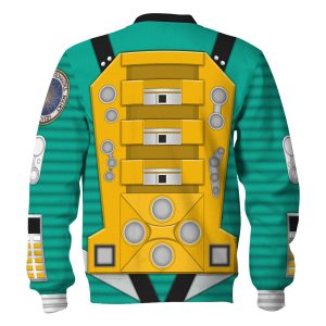 Gearhomie 2001 Space Odyssey Iconic Costume Green Sweatshirt