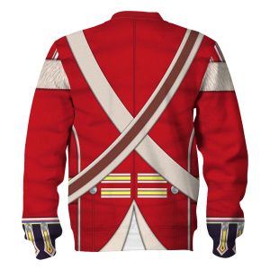 Gearhomie 23rd Foot (Royal Welch Fuzileers ) Private – Grenadier Company (1802-1812) Uniform All Over Print Sweatshirt