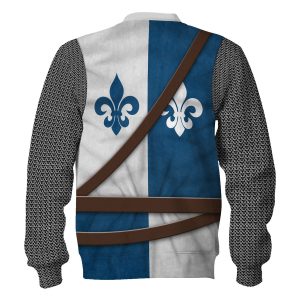 Gearhomie 12th Century French Knight Costume Hawaiian sweatshirt