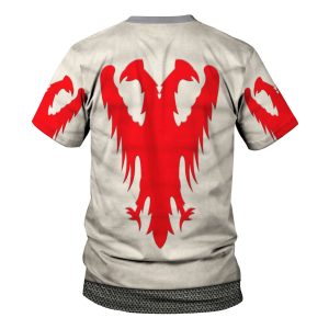 Gearhomie 14th Century Articulated Armour- Boucicaut 1415 Outfit Costume T-shirt