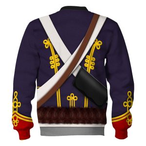Gearhomie English Hussar-Campaign Dress (1806-1815) Uniform All Over Print sweatshirt