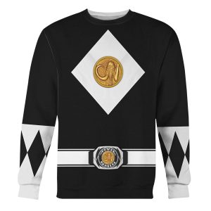 Black Ranger Mighty Morphin The Movie (1995) Sweatshirt