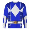 Blue Ranger Mighty Morphin Cosplay Sweatshirt