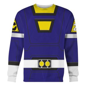 Blue Power Rangers Turbo Sweatshirt