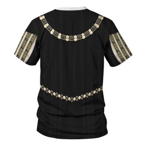 Gearhomie Anne of Austria, Queen of France in Coronation Robes Costume All Over Print t-shirt