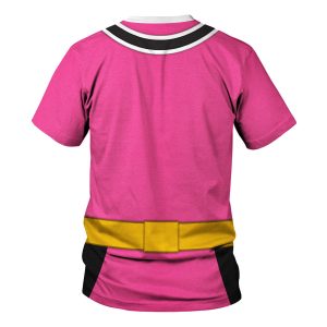 GearHomie Pink Power Rangers Samurai t-shirt