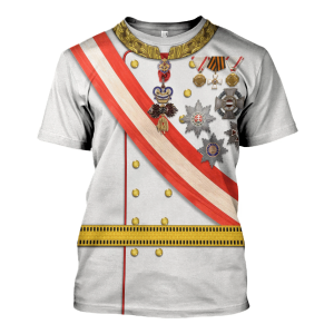 Gearhomie Emperor Franz Joseph I Costume t-shirt